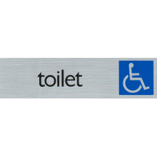 ALU LOOK BORDJE 'INVALIDEN TOILET'