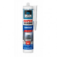 BISON SUPER SILICONE SANITAIR TRANSPARANT CRT 300ML*12 NLFR