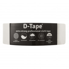 DUCTTAPE ZELFKLEVEND EXTRA KWALITEIT PERMANENT WIT 50 M X 50 MM X 0.32