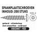 SPAANPLAATSCHROEF CK KK VZ 4.0 X 30 200ST
