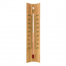 TFA BINNEN/BUITENTHERMOMETER ANALOOG VAN BAMBOE ( STUK(S) )