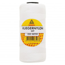 VLIEGERNYLON WIT 200 M X 0.5MM