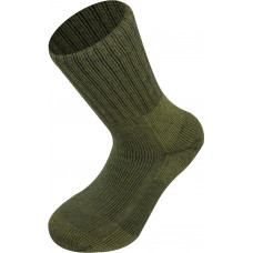 HIGHLANDER (SOKKEN) NORWEGIAN WOOL KUIT OLIVE-GREEN L (44-47)