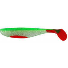LFT PADDLE SHADS (005) 2+1PCS. 15CM. GREEN SILVER RED TAIL