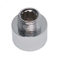 SV DRAAD RECHT VERLOOP 1/2"F X 3/8"M CHROOM