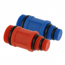 BONFIX AFSLUITPLUG ROOD + BLAUW