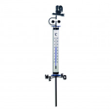 TFA TUINTHERMOMETER ANALOOG MET WEERHAAN EN PINWHEEL ( STUK(S) )