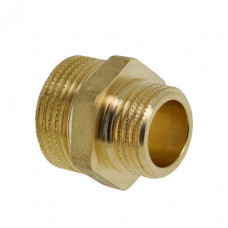 BONFIX DRAAD MESSING VERLOOPNIPPEL 1 1/4" X 1" BU.DR.