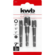 ADAPTERSET 3 STUKS .1/4,3/8,1/2