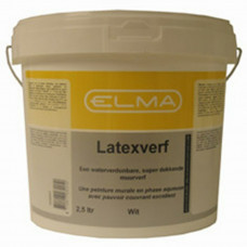 ELMA LATEXVERF WIT 2,5 LTR ELMA LATEXVERF WIT 2,5 LTR