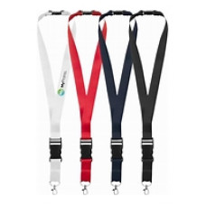 LANYARD DIVERSE KLEUREN ASS 12 ST.