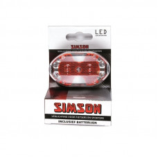 SIMSON BATTERIJ LED ACHTERLICHT ROOD INCL. BATTERIJEN ***OP=OP*** SIMSON BATTERIJ LED ACHTERLICHT ROOD INCL. BATTERIJEN ***OP=OP***