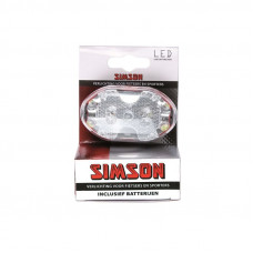 SIMSON BATTERIJ LED VOORLICHT WIT INCL. BATTERIJEN ***OP=OP*** SIMSON BATTERIJ LED VOORLICHT WIT INCL. BATTERIJEN ***OP=OP***
