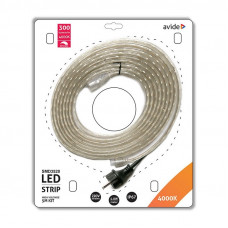 AVIDE LEDSTRIP SET 4.8W 230V 60 LED/MTR 5 METER 4000K