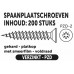 SPAANPLAATSCHROEF PK PZD-3 6.0 X 120 /75 VERZINKT 200 ST