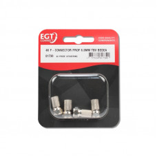 4X F-CONNECTOR PRO 6,8MM TBV BEDEA