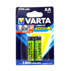 BATTERIJ AA OPLAADBAAR 2100MAH PER 2 STUKS