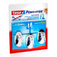 TESA POWERSTRIPS SMALL OVAAL CHROOM 12 0 CHROOM