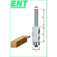 KANTENFREES MET LAGER HM A/B 12.7/12.7MM 2-SNIJKANTEN KOLF 6MM