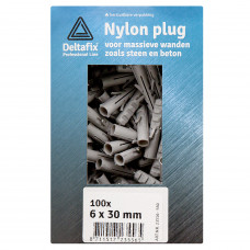 NYLON PLUG 10X50 MM 25 ST.