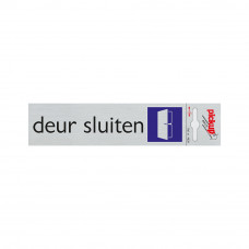 BORD ALULOOK DEUR SLUITEN 165X44 MM ZELFKLEVEND