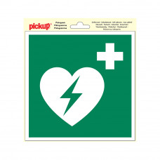 STICKER AED DEFIBRILLATOR 200X200 MM