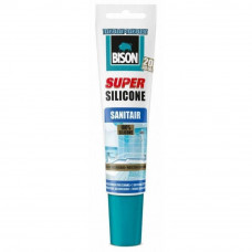 BISON SUPER SILICONE SANITAIR TRANSPARANT HANG/STATUBE 150 ML NL/FR